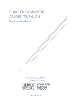 Rhaglen Gymunedol Arloesi Twf Glân: Gwerthusiad Annibynnol