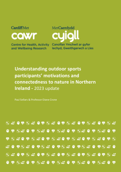 Understanding outdoor sports participants’ motivations and connectedness to nature in Northern Ireland: 2023 update