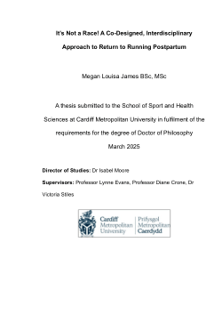 It’s not a race! A co-designed, interdisciplinary approach to return to running postpartum