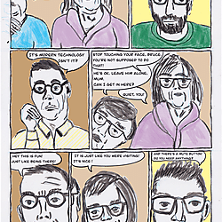 A Comic Visualising the Experience of Video-conferencing with Aging Parents During the COVID-19 Pandemic