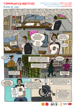 Community Matters: Please Be Kind. (A COVID-19 Response Comic)