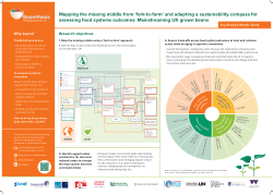 Mapping the missing middle from 'fork-to-farm’ and adapting a sustainability compass for assessing food systems outcomes: The case of mainstreaming UK grown beans