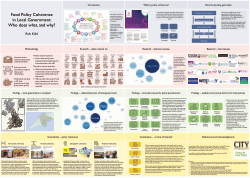 Food policy coherence in local government: who does what and why?