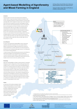 Agent-based modelling of agroforestry and mixed farming in England