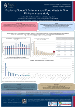 Exploring scope 3 emissions and food waste in fine dining – A UK case study