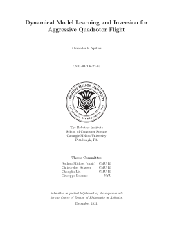 Dynamical Model Learning and Inversion for Aggressive Quadrotor Flight