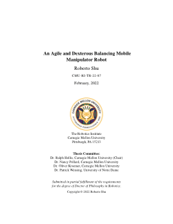 An Agile and Dexterous Balancing Mobile Manipulator Robot