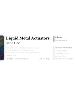 Liquid Metal Actuators