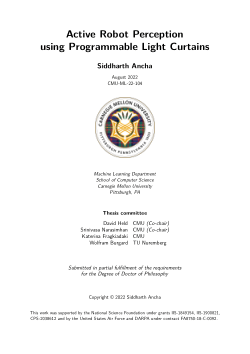 Active Robot Perception using Programmable Light Curtains