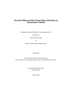 Towards Efficient Point-Cloud Object Detection on Autonomous Vehicles