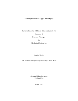 Enabling Autonomous Legged Robot Agility