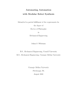 Automating Automation with Modular Robot Synthesis