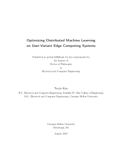 Optimizing Distributed Machine Learning on User-Variant Edge Computing Systems
