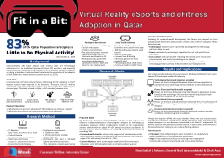 Fit in a Bit: Virtual Reality eSports and eFitness Adoption in Qatar