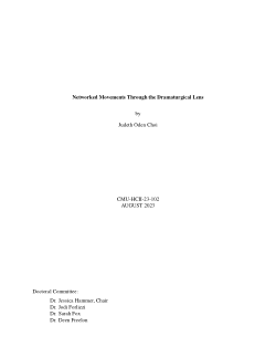 Networked Movements Through the Dramaturgical Lens