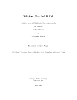 Efficient Garbled RAM