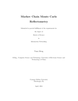 Markov Chain Monte Carlo Reflectometry