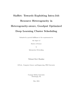 SiaHet: Towards Exploiting Intra-Job Resource Heterogeneity in Heterogeneity-aware, Goodput Optimized Deep Learning Cluster Scheduling
