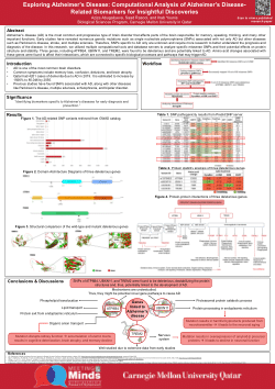 Exploring Alzheimer's Disease: Computational Analysis of Alzheimer’s Disease-Related Biomarkers for Insightful Discoveries
