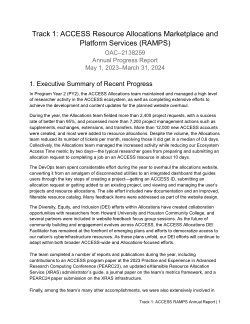 ACCESS Allocations PY2 Annual Report