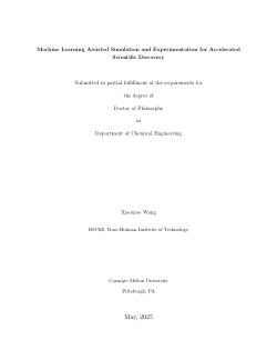 Machine Learning Assisted Simulation and Experimentation for Accelerated Scientific Discovery
