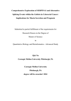 Comprehensive Exploration of SERPINA1 and Alternative Splicing Events within the Goblets in Colorectal Cancer: Implications for Mucin Secretion and Prognosis