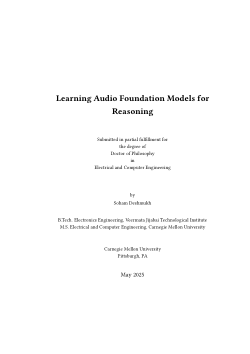 Learning Audio Foundation Models for Reasoning