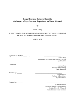 Large Reaching Datasets Quantify the Impact of Age, Sex, and Experience on Motor Control