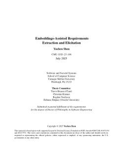 Embeddings-Assisted Requirements Extraction and Elicitation