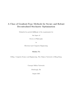 A Class of Gradient-Type Methods for Secure and Robust Decentralized Stochastic Optimization