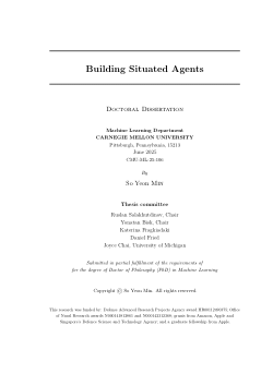 Building Situated Agents
