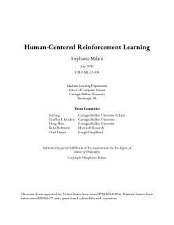 Human-Centered Reinforcement Learning