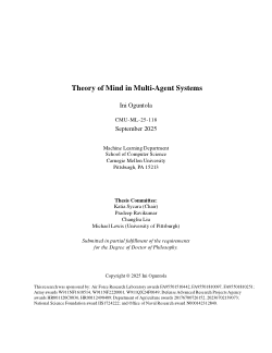 Theory of Mind in Multi-Agent Systems