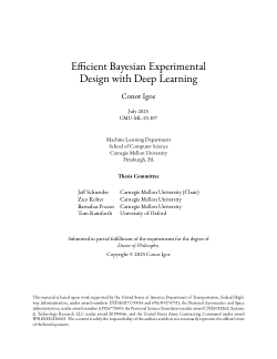 Efficient Bayesian Experimental Design with Deep Learning