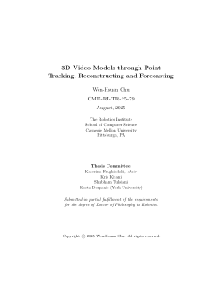 3D Video Models through Point Tracking, Reconstructing and Forecasting