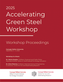 2025 Accelerating Green Steel Workshop Proceedings
