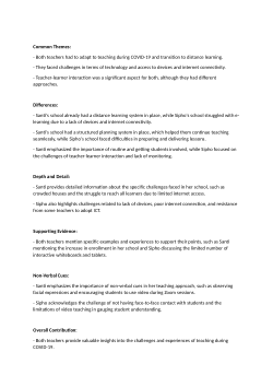 The patterns of technology-mediated interaction between teachers and learners in a time of crisis.