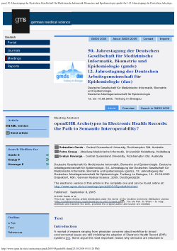 OpenEHR archetypes in electronic health records: The path to semantic interoperability?