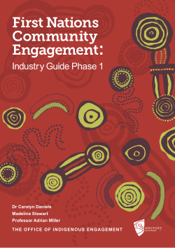 Item - First Nations community engagement: Industry guide phase I ...