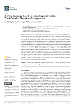 A Deep Learning-Based Decision Support Tool for Plant-Parasitic Nematode Management