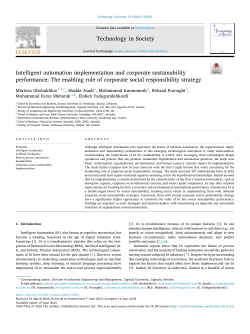 Intelligent automation implementation and corporate sustainability performance: The enabling role of corporate social responsibility strategy