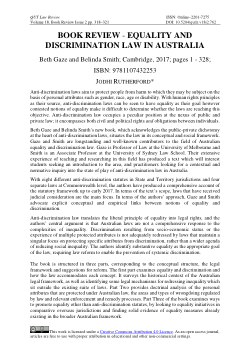 Book review - Equality and discrimination law in Australia