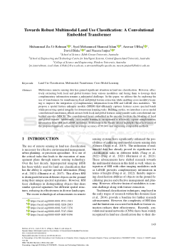 Towards robust multimodal land use classification: A convolutional embedded transformer