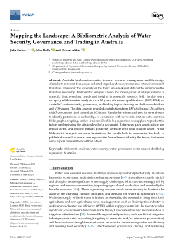 Mapping the landscape: A bibliometric analysis of water security, governance, and trading in Australia