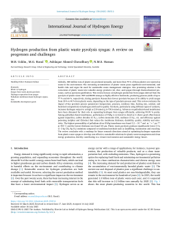 Hydrogen production from plastic waste pyrolysis syngas: A review on progresses and challenges