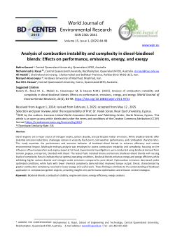 Analysis of combustion instability and complexity in diesel-biodiesel blends: Effects on performance, emissions, energy, and exergy