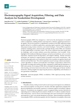 Electromyography signal acquisition, filtering, and data analysis for exoskeleton development