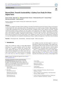 Beyond data, towards sustainability: A Sydney case study on urban digital twins