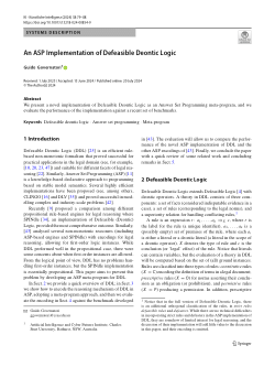 An ASP implementation of defeasible deontic logic