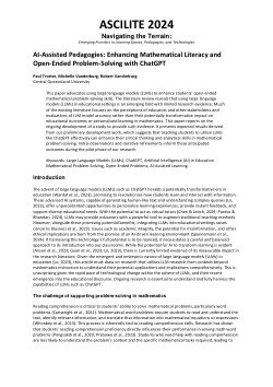 AI-assisted pedagogies: Enhancing mathematical literacy and open-ended problem-solving with ChatGPT